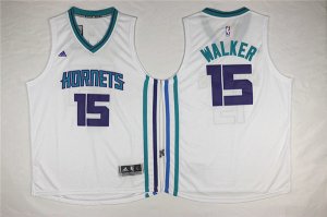 Maillot De Basket Charlotte Hornets Kemba Walker 15 Tissus Sportif Fans Edition Blanc